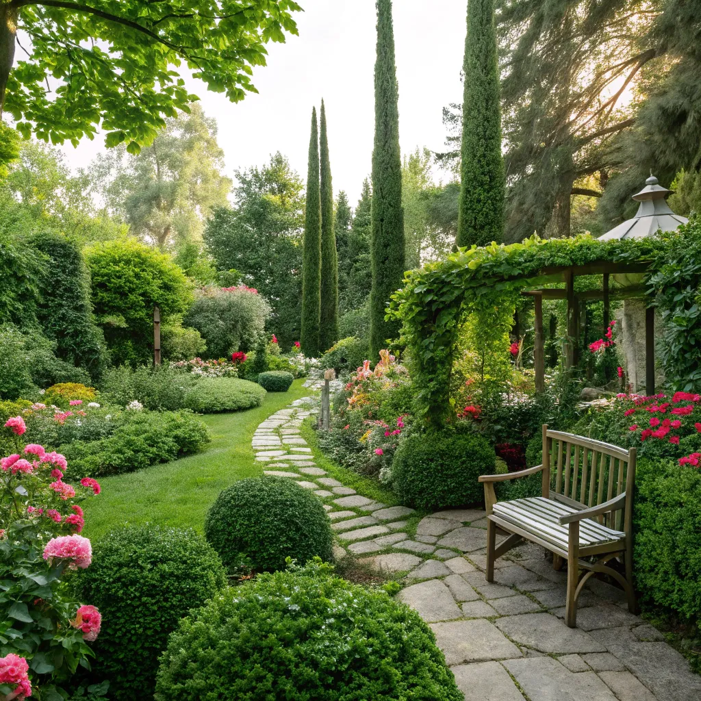 Lush green garden by our gardener
